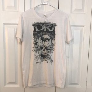 Dirty Rotten Imbeciles Graphic White T-Shirt